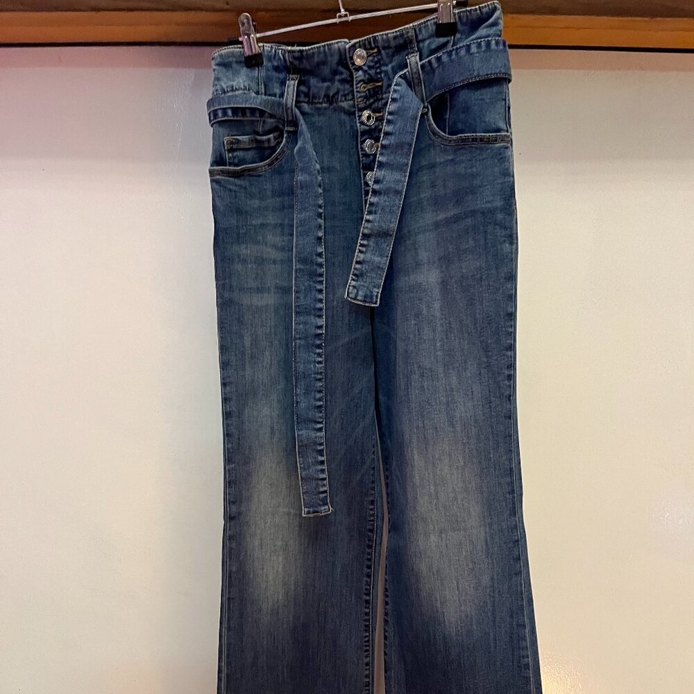 NUMERO tie-waist jeans
